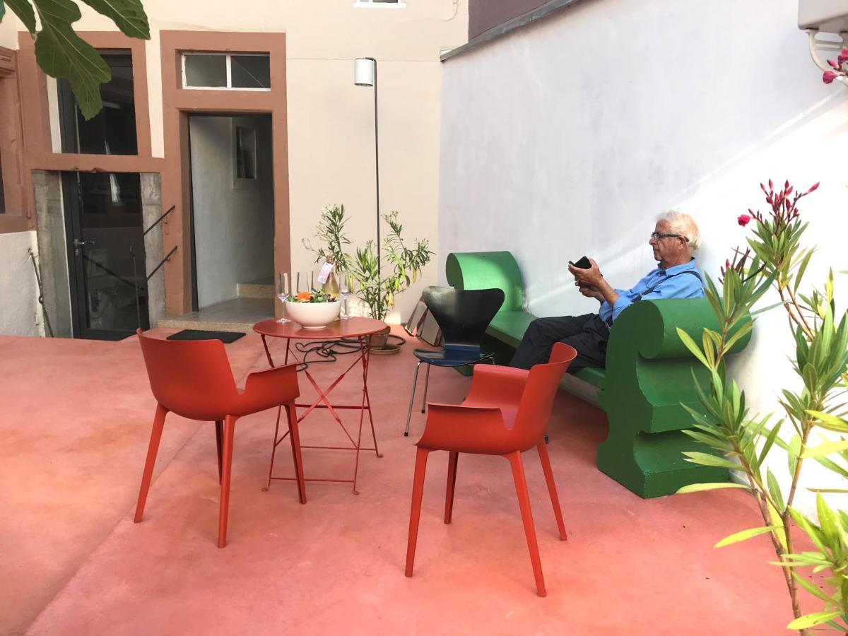 Boutique-Ferienwohnung Im Alten Weinhaus Moser Grünstadt Exterior foto